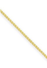 handsome little 1.25mm spiga chain bracelet for kids